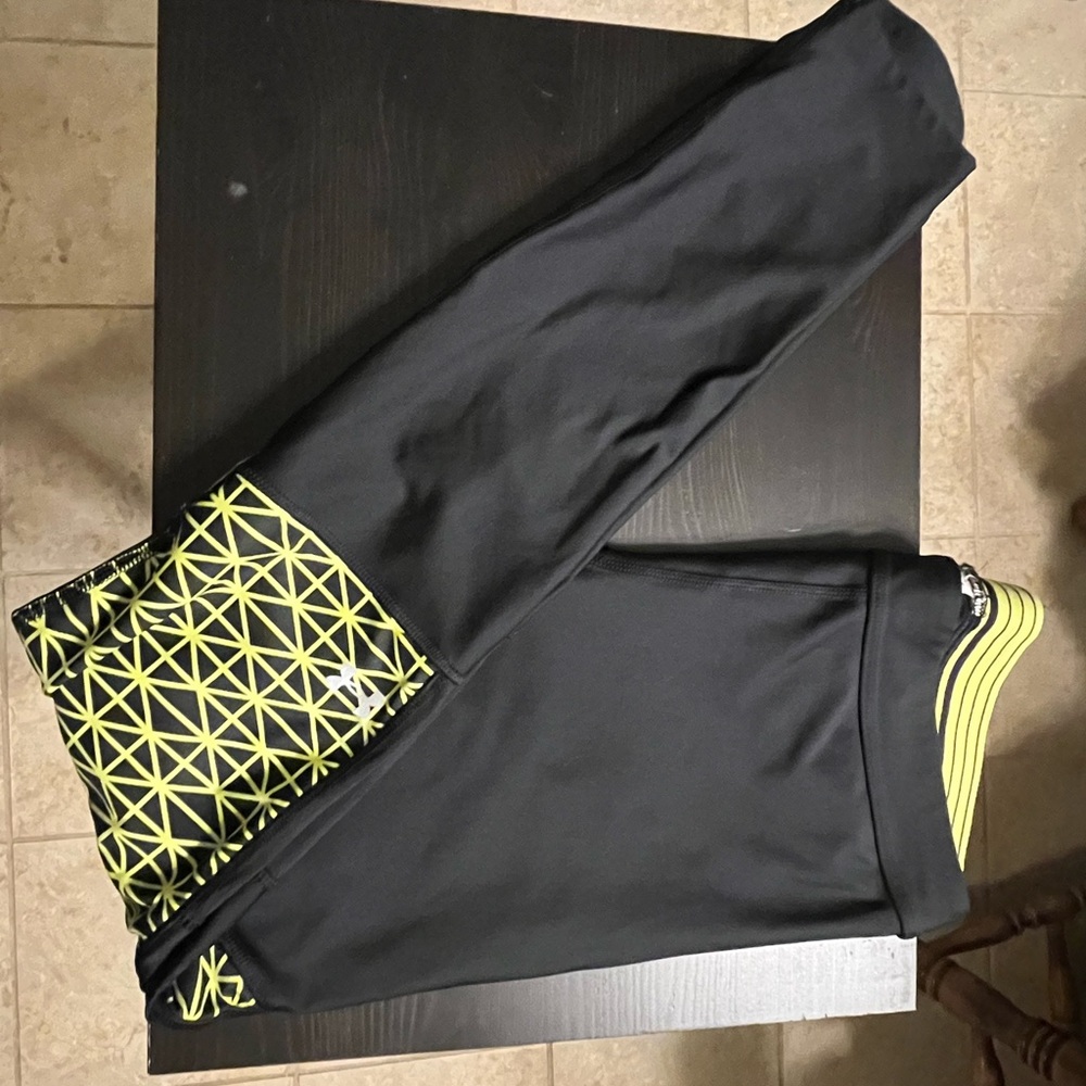 Kids Black and Yellow Geometric Pattern Bottoms